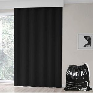 Portable Blackout Curtains - Black